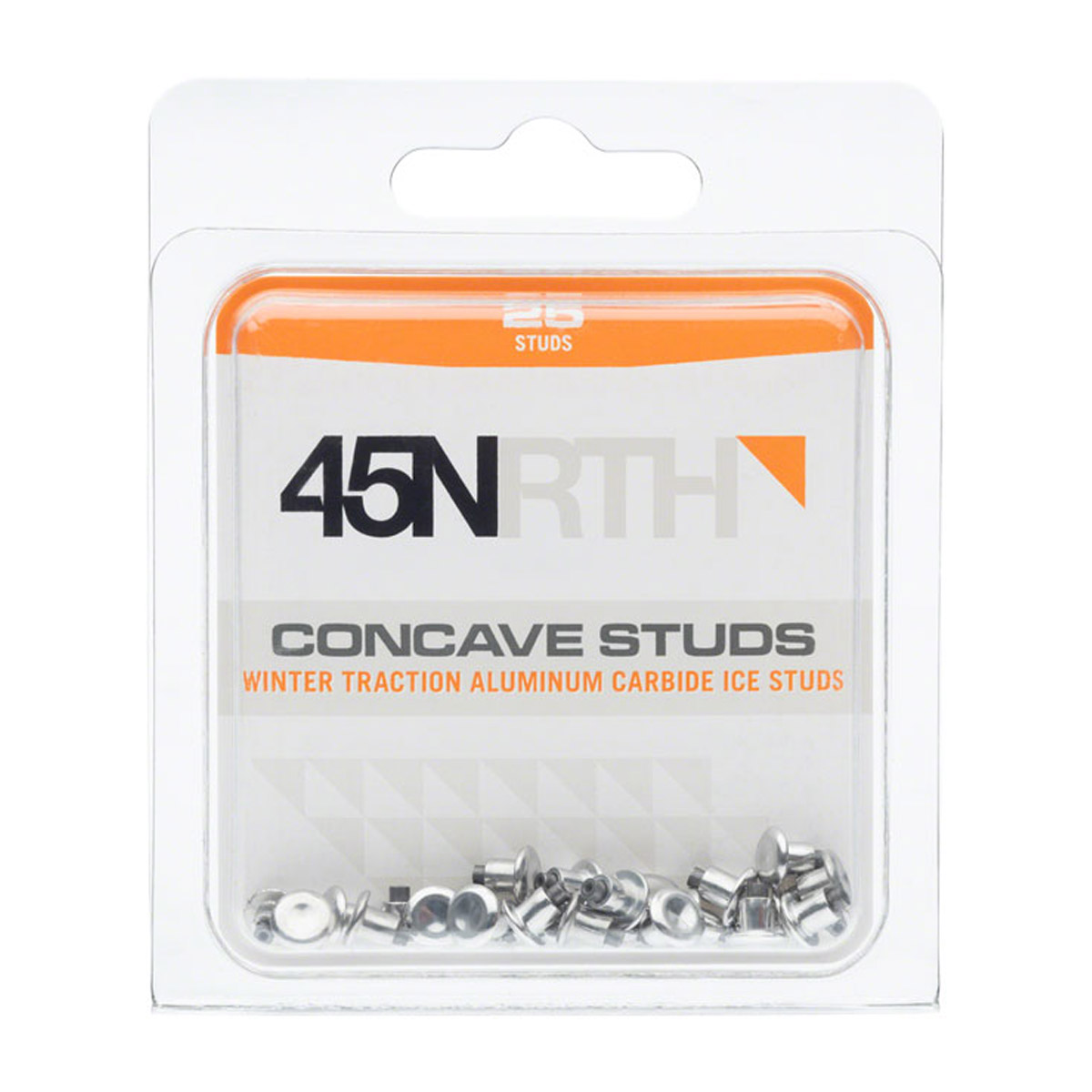 45NRTH Concave Carbide Aluminum Studs: Pack of 25