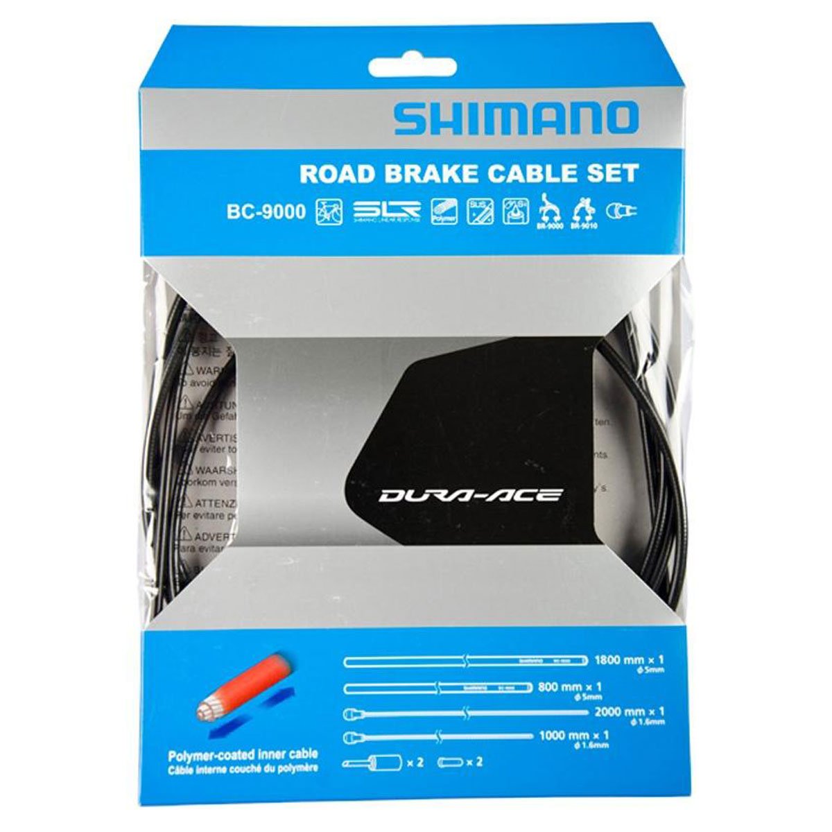 Shimano Dura-ace cable/brake hose set - polymer coated black