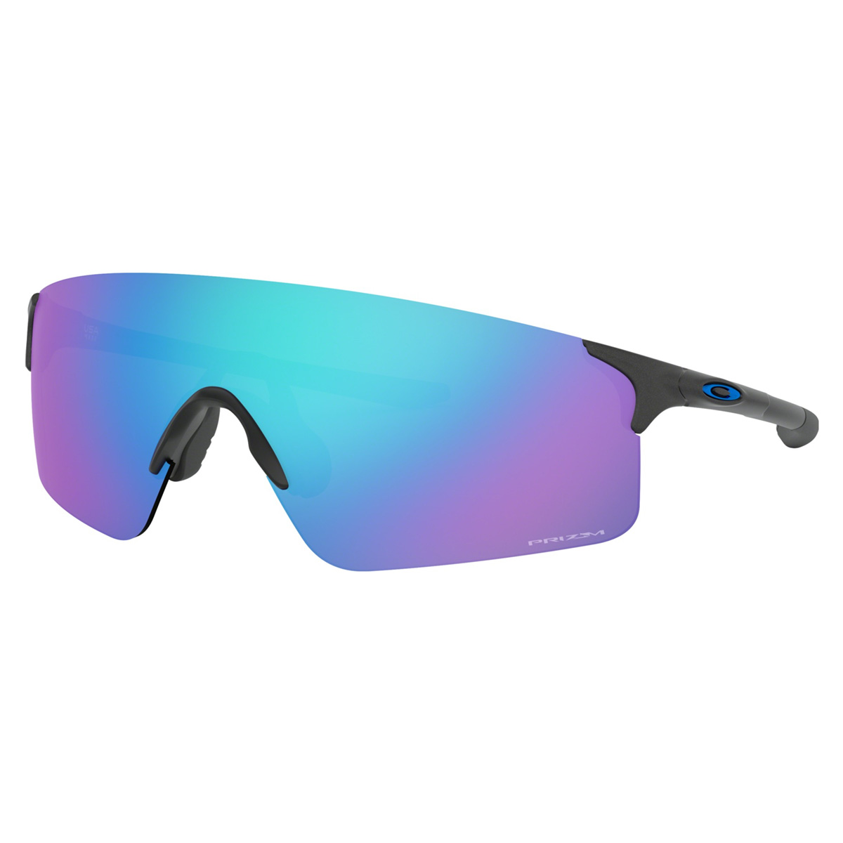Oakley Ev Zero Blades Sunglasses - Steel - Prizm Sapphire Iridium