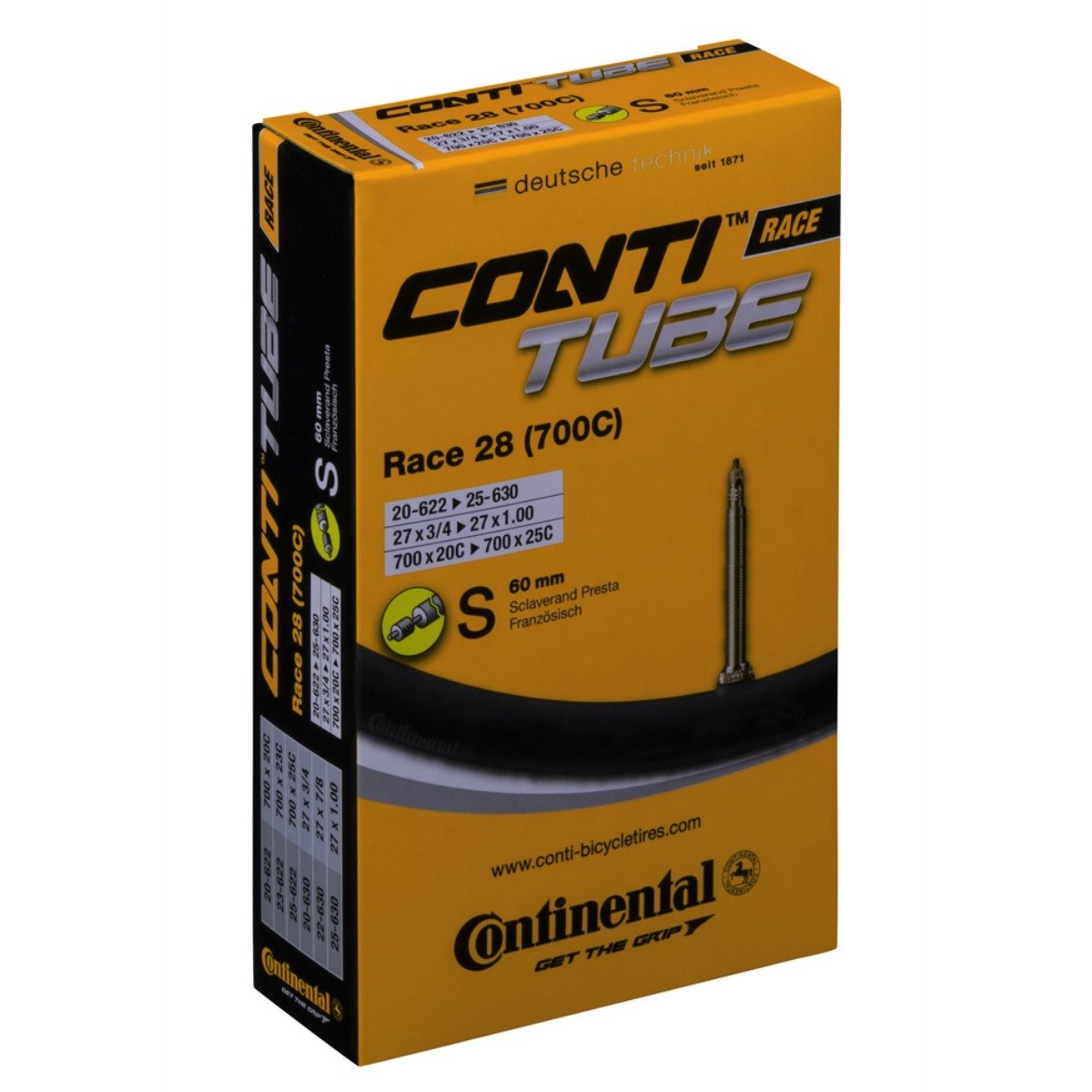 Continental Presta Inner Tube 700x20/25 60mm