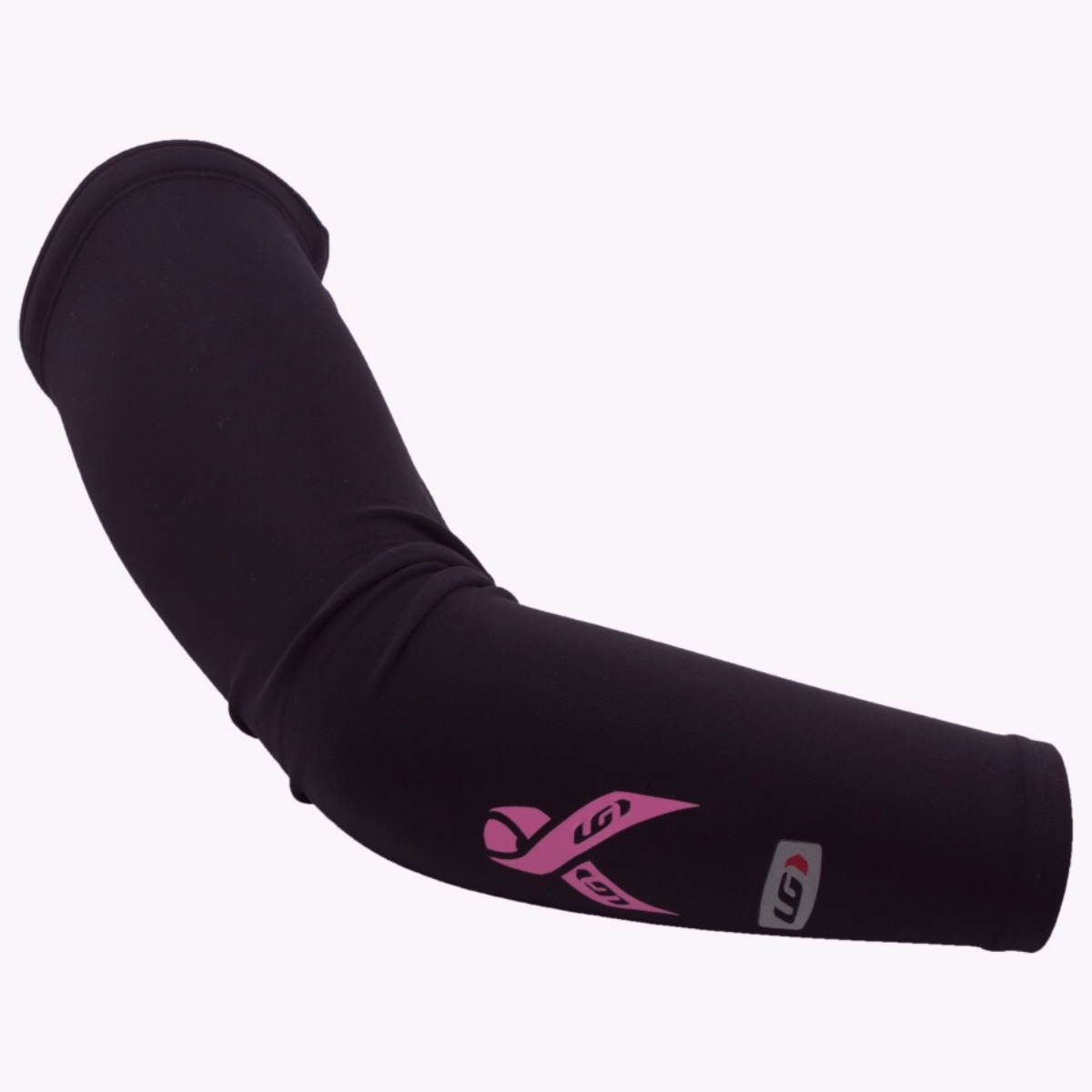 Riding pink arm warmers