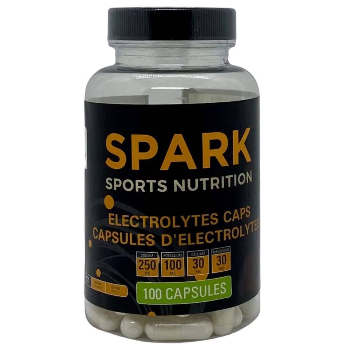 Spark capsules electrolytes