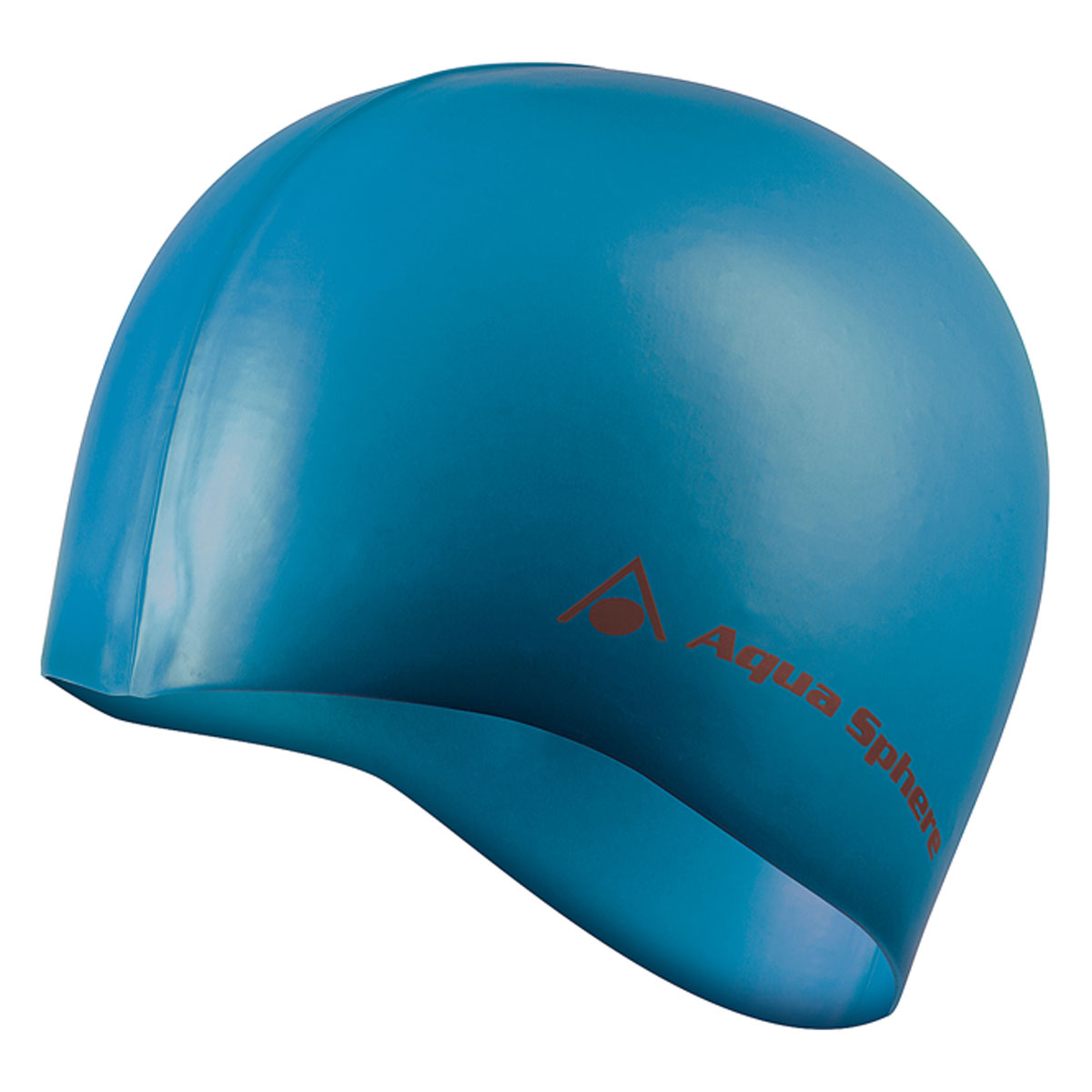 Bonnet de natation Aquasphere volume cheveux long silicone - turquoise