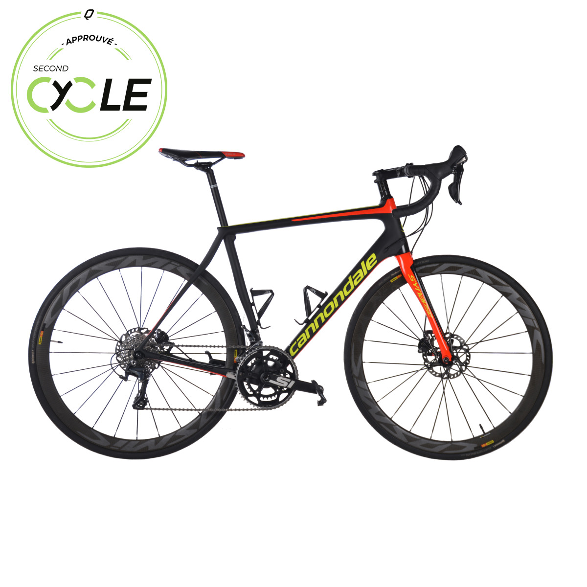 CANNONDALE SYNAPSE CARBON DISC ULTEGRA BLACK RED 56 2017