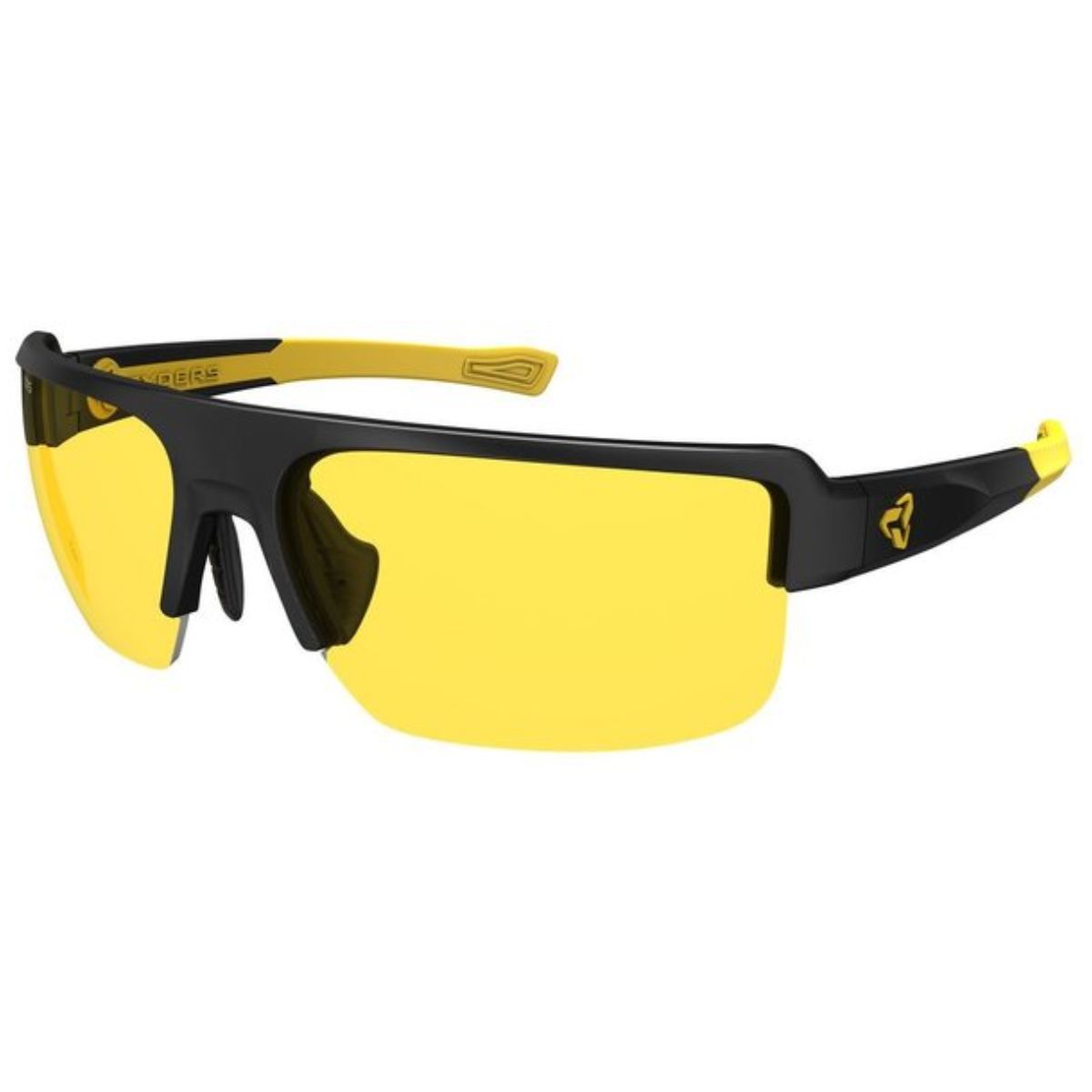 Ryders Seventh Sunglasses Black - Yellow Lens